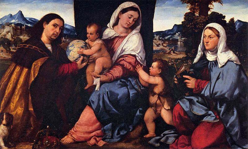 Bonifacio de Pitati Sacra Conversazione oil painting picture